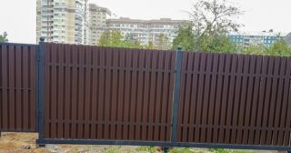 Купить распашные ворота из штакетника Балашиха, цена от 2790 руб.